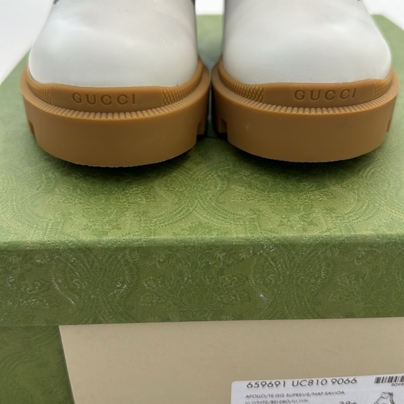 Gucci Apollo GG Supreme White Boots - Picture 4 of 12